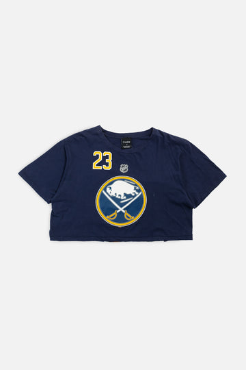 Rework Buffalo Sabres NHL Crop Tee - L