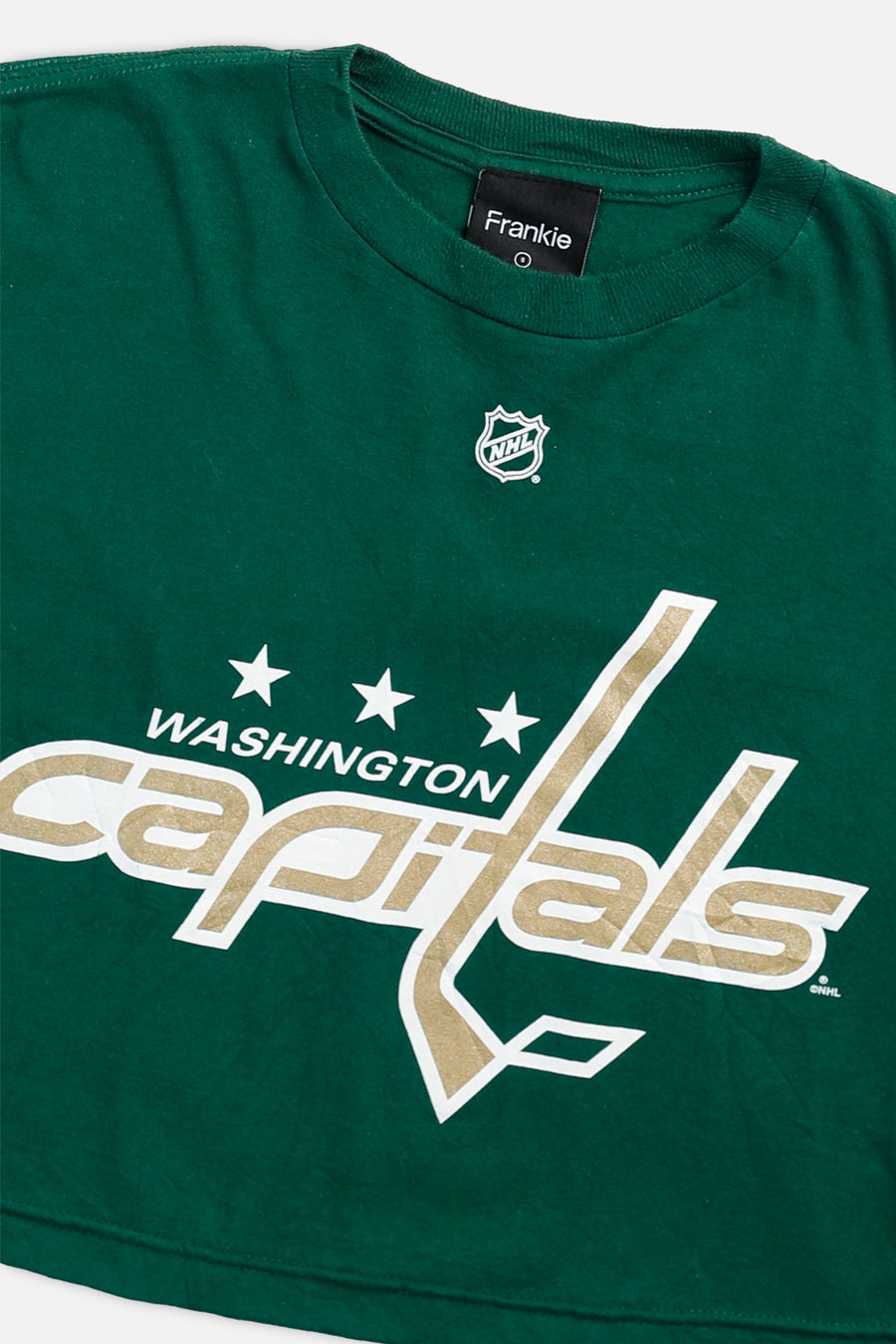 Rework Washington Capitals NHL Crop Tee - S