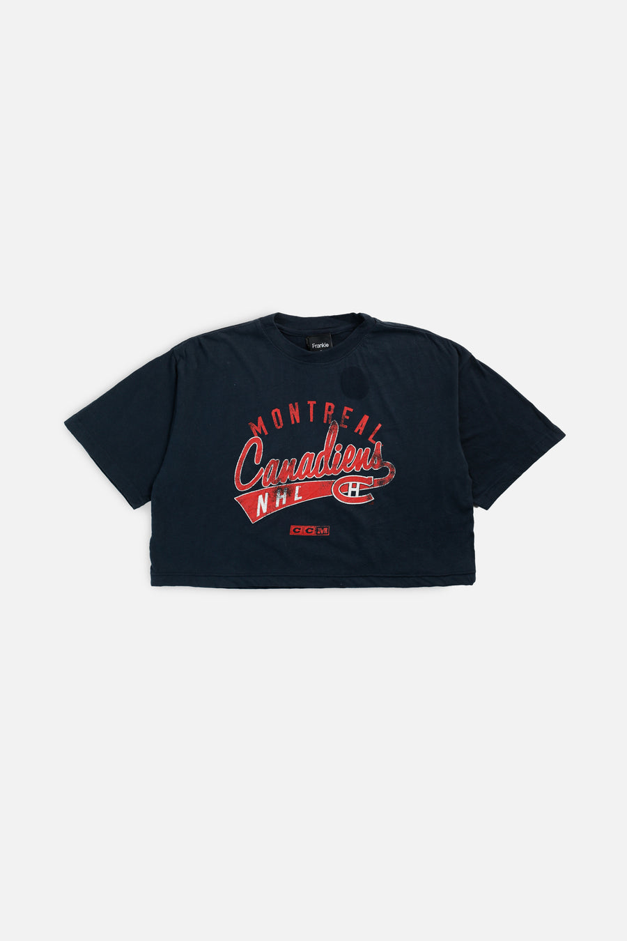 Rework Montreal Canadiens NHL Crop Tee - L