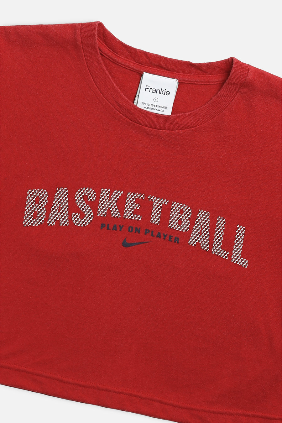 Rework Nike Basketball Crop Tee - S