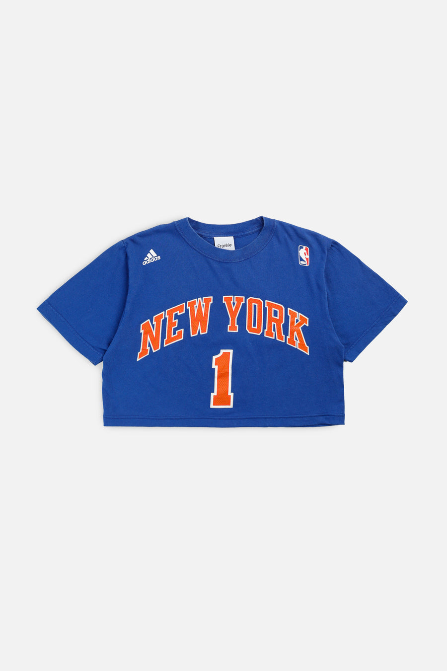 Rework NY Knicks NBA Crop Tee - S