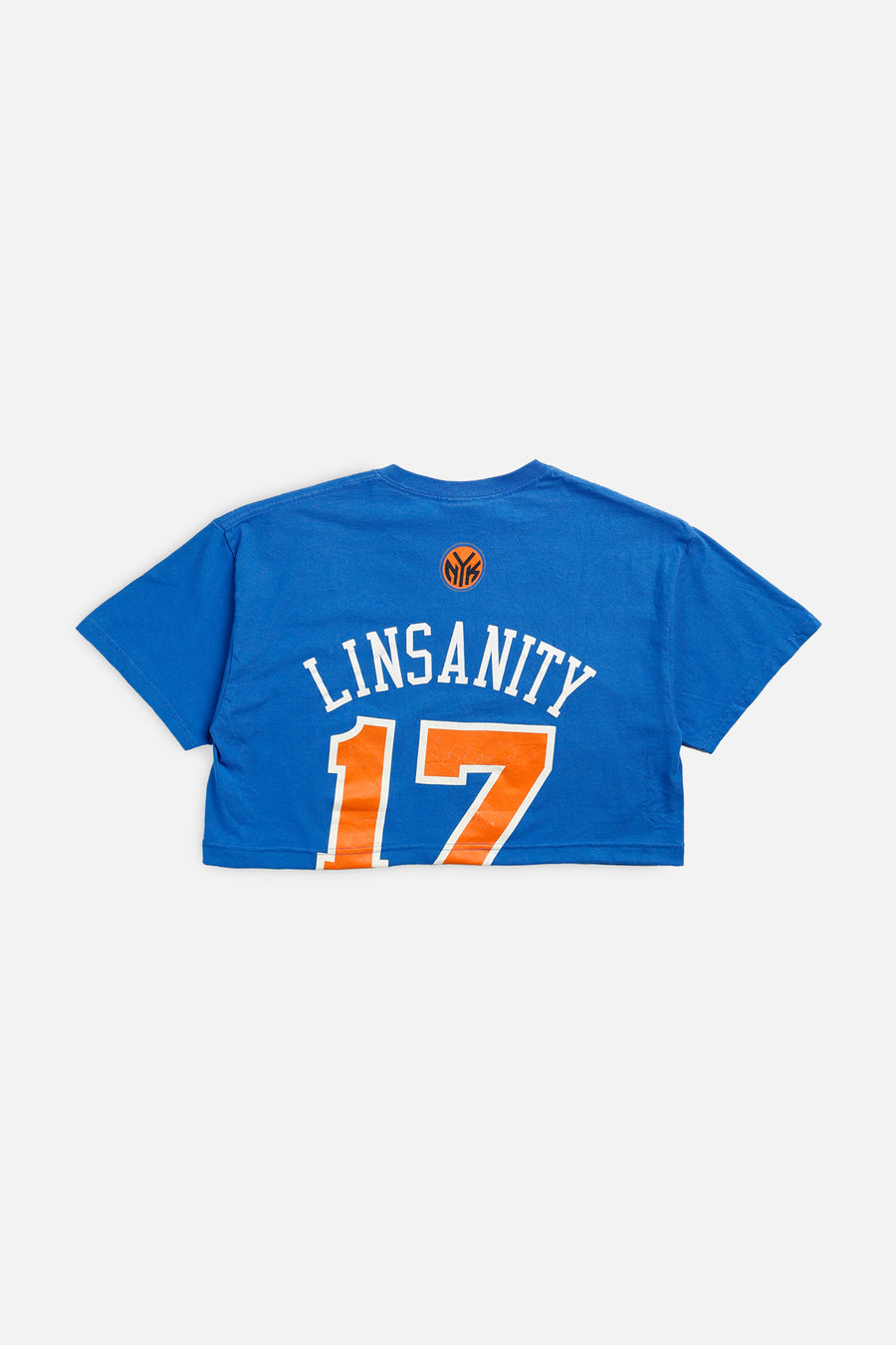 Rework NY Knicks NBA Crop Tee - S