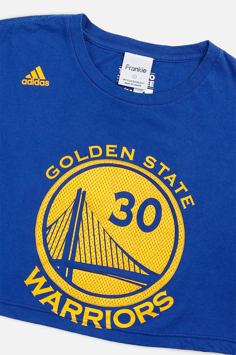 Rework Golden State Warriors NBA Crop Tee - S