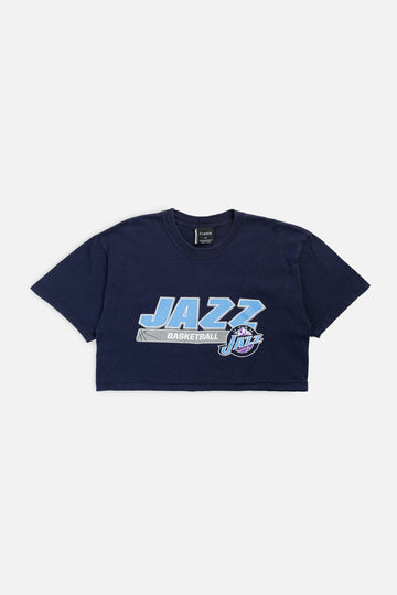 Rework Utah Jazz NBA Crop Tee - M