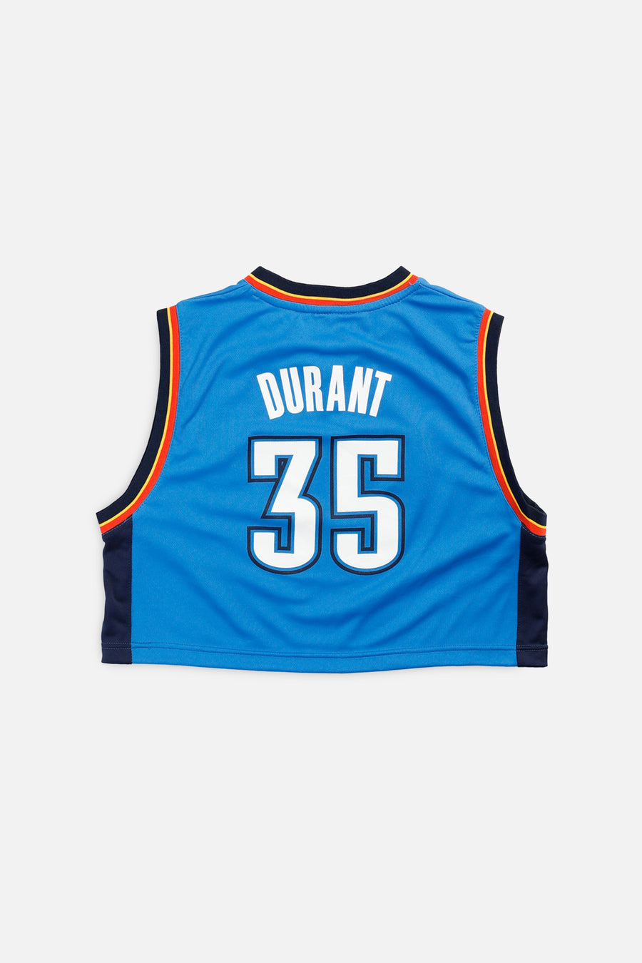 Rework Oklahoma City Thunder NBA Crop Jersey - S