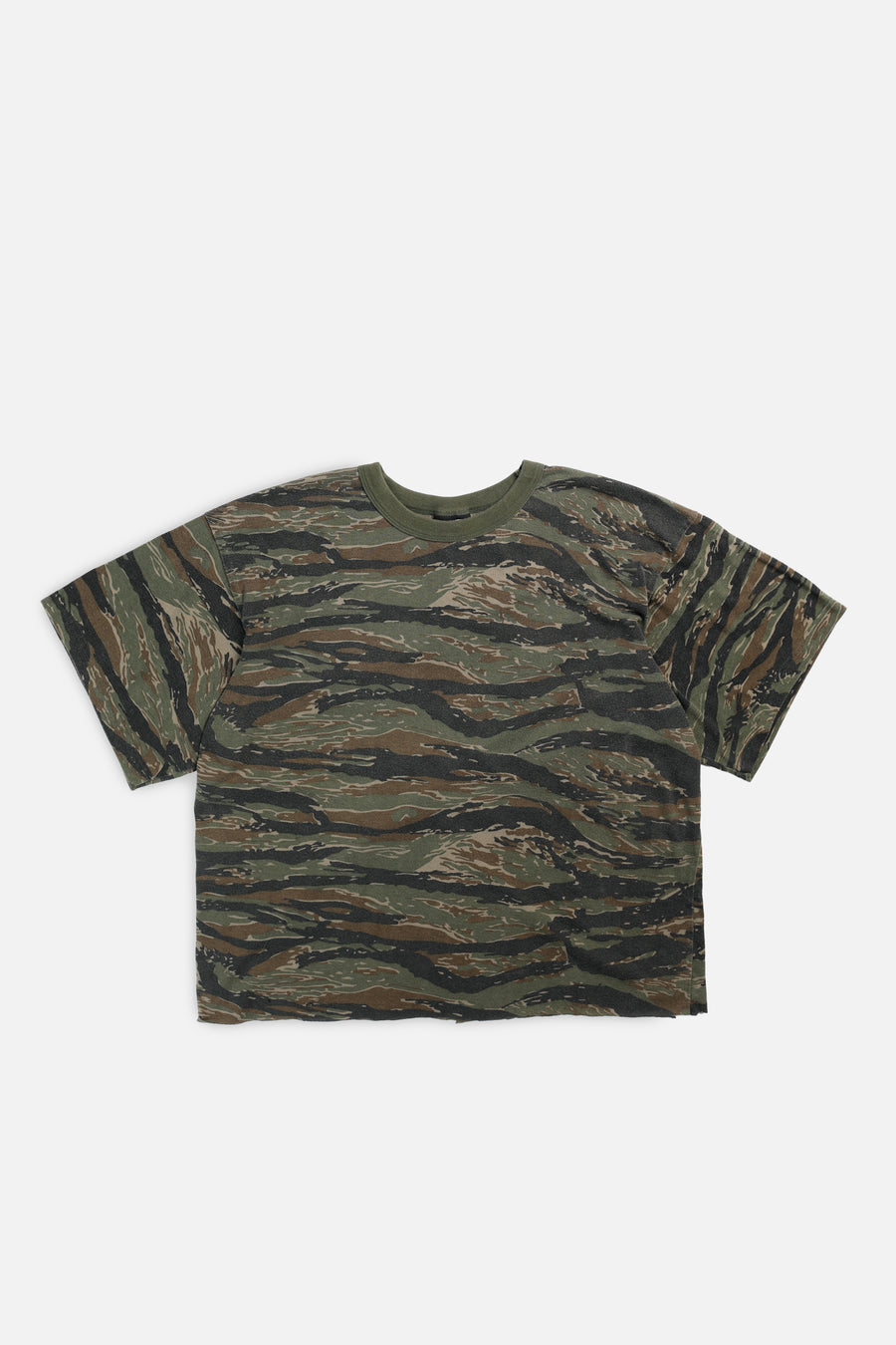 Vintage Camo Crop Tee - XL