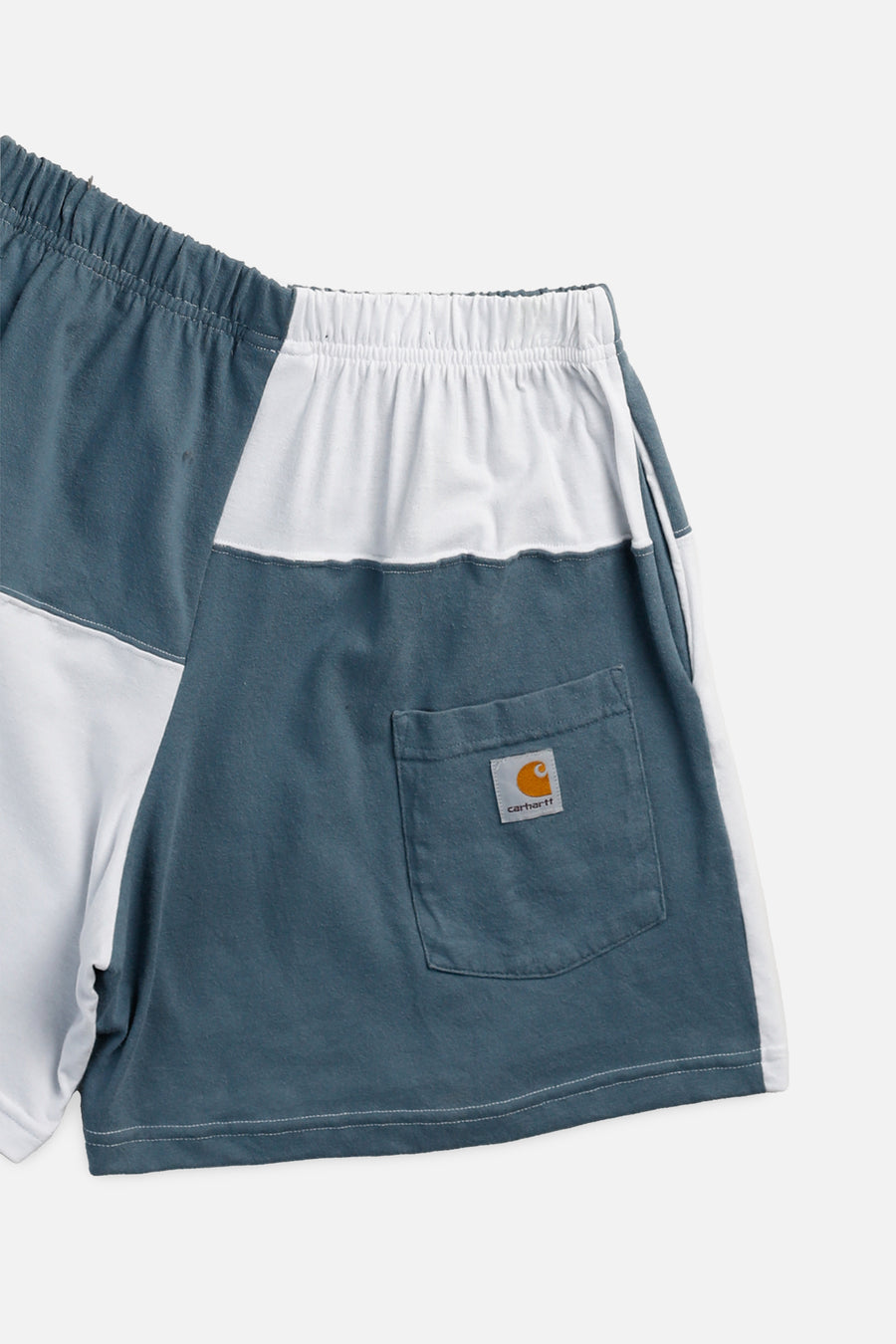 Unisex Rework Carhartt Patchwork Tee Shorts - M