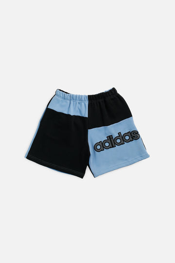 Rework Adidas Patchwork Sweatshorts - S