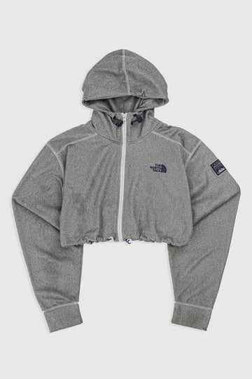 Rework North Face Cinched Crop Sweatshirt - XL