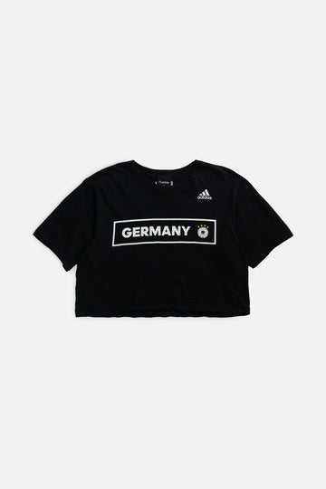 Rework Crop Germany Soccer Tee - M