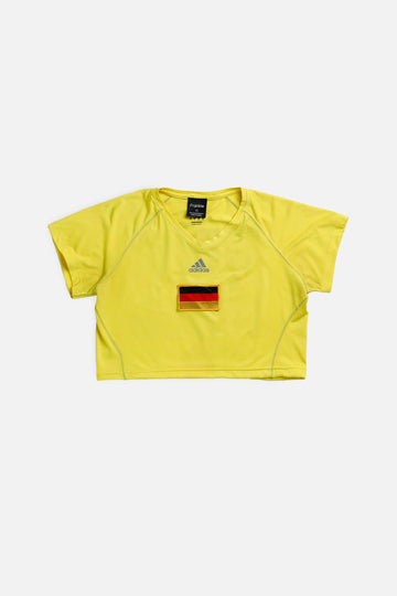 Rework Crop Germany Soccer Tee - S