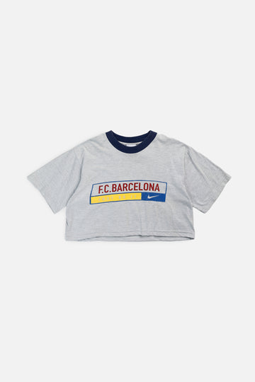 Rework Crop Barcelona Soccer Tee - M