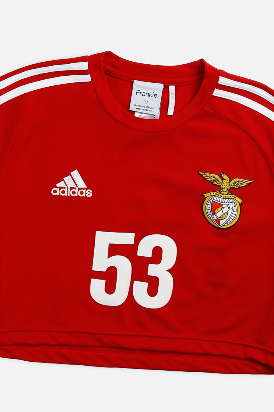 Rework Crop Benfica Soccer Jersey - S