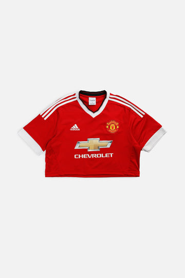 Rework Crop Manchester Soccer Jersey - XL