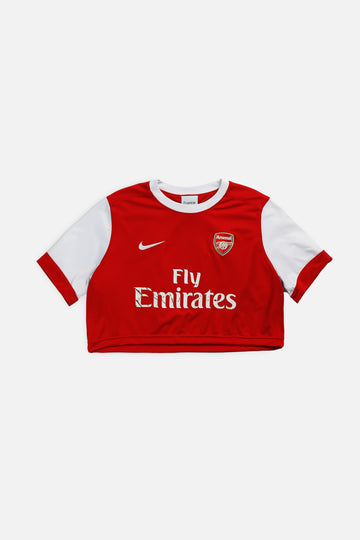 Rework Crop Arsenal Soccer Jersey - S