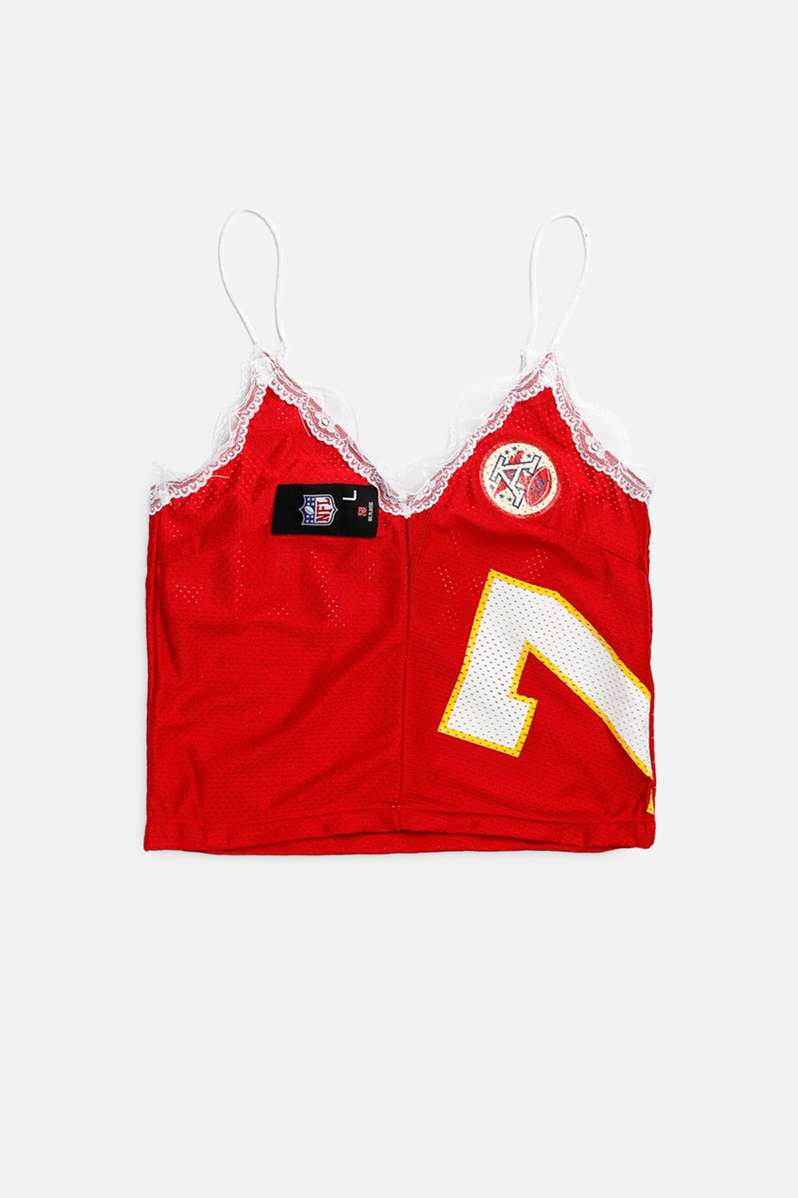 Rework Kansas City Chiefs NFL Lace Tank - XS