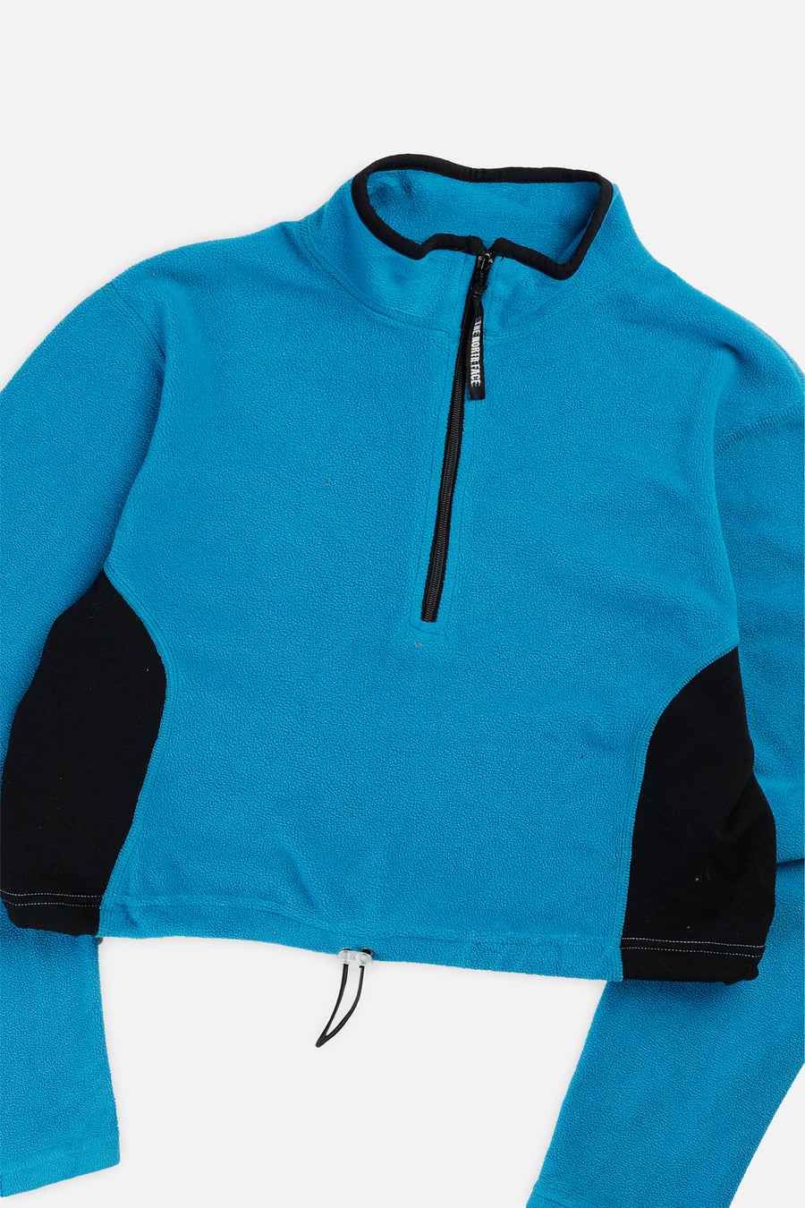 Rework North Face Crop Fleece Sweater - M