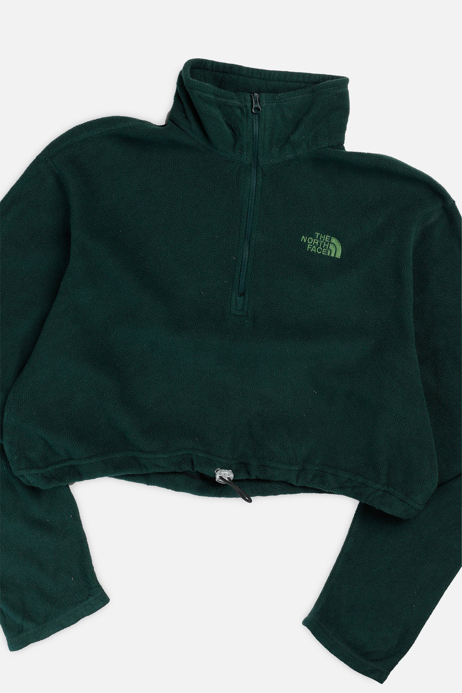 Rework North Face Crop Fleece Sweater - L