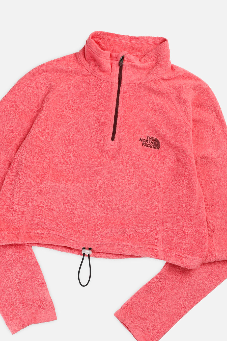 Rework North Face Crop Fleece Sweater - S