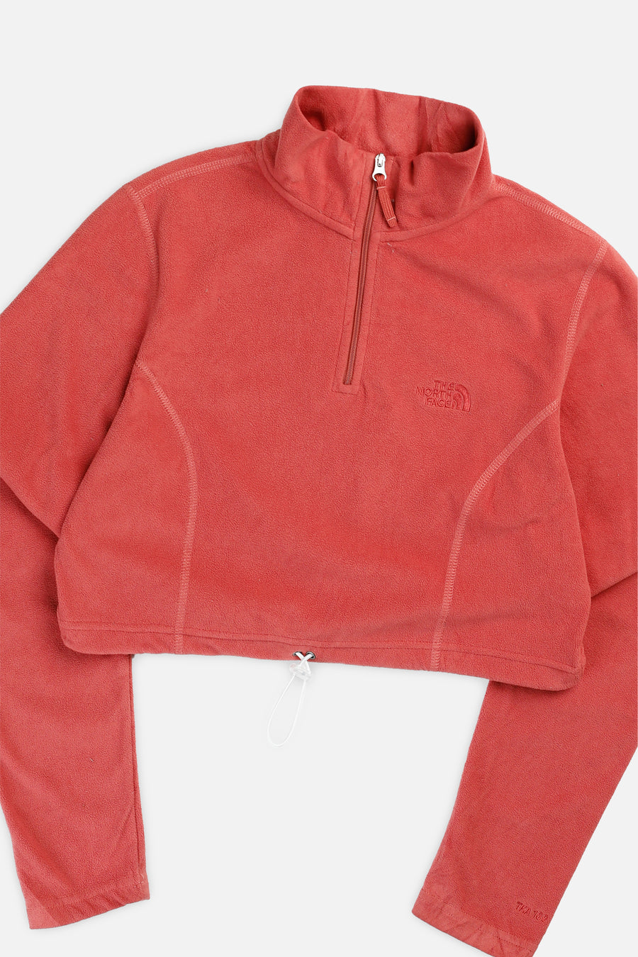 Rework North Face Crop Fleece Sweater - XS