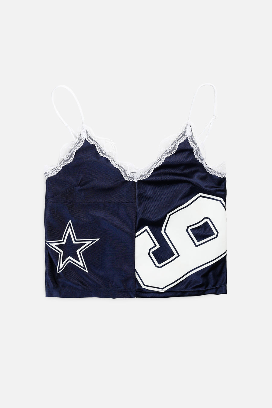 Rework Dallas Cowboys NFL Lace Tank - S