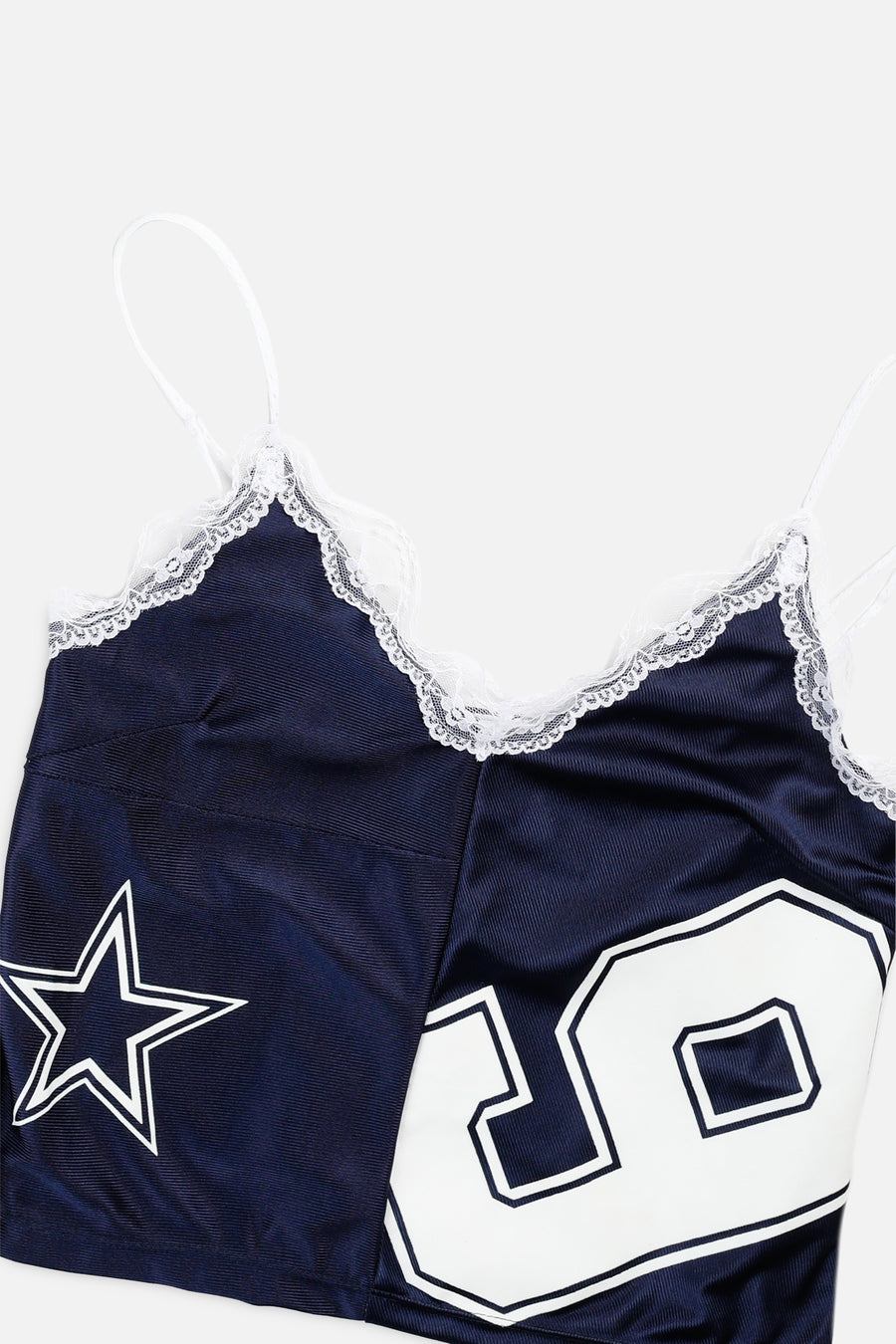 Rework Dallas Cowboys NFL Lace Tank - S