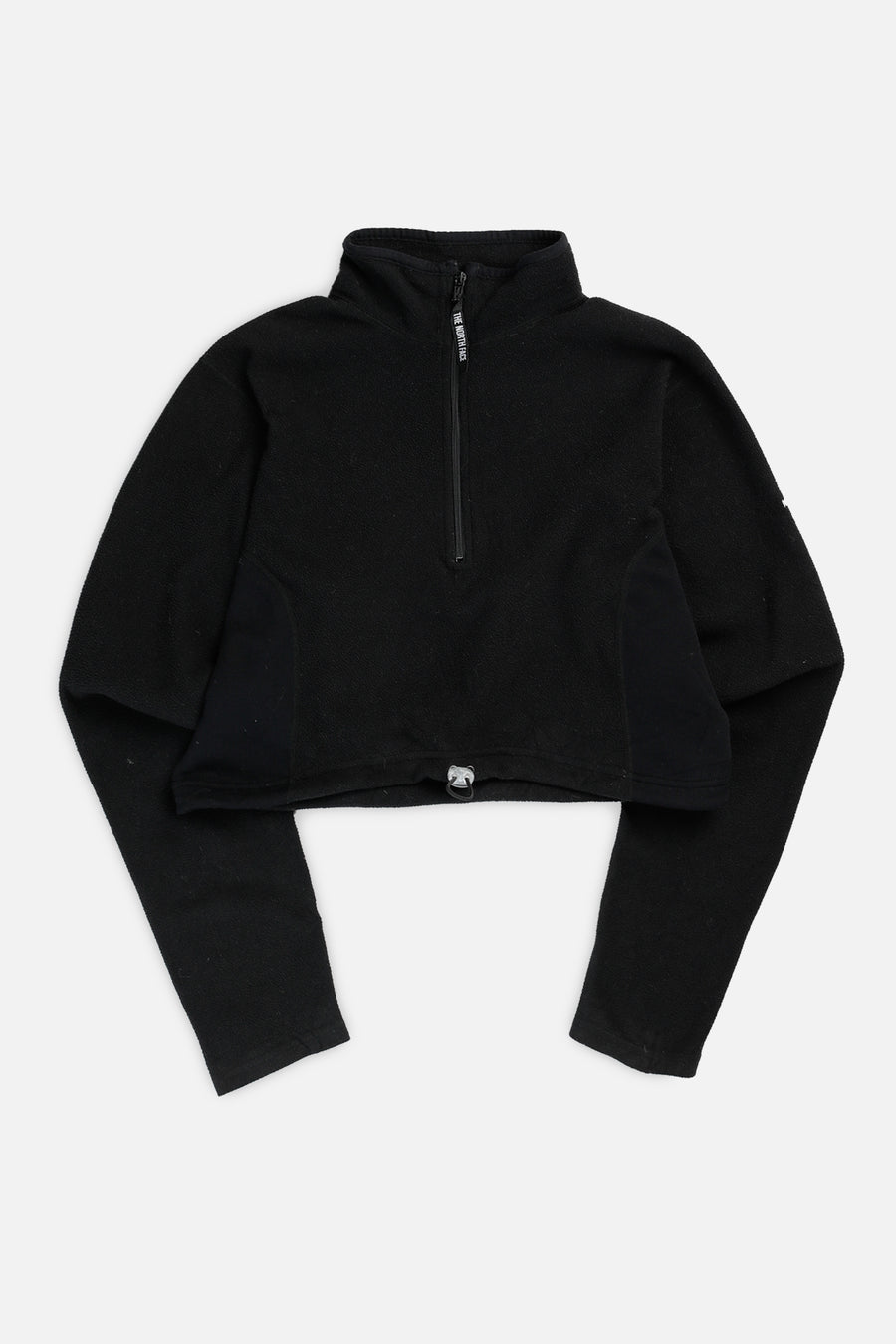 Rework North Face Crop Fleece Jacket - S