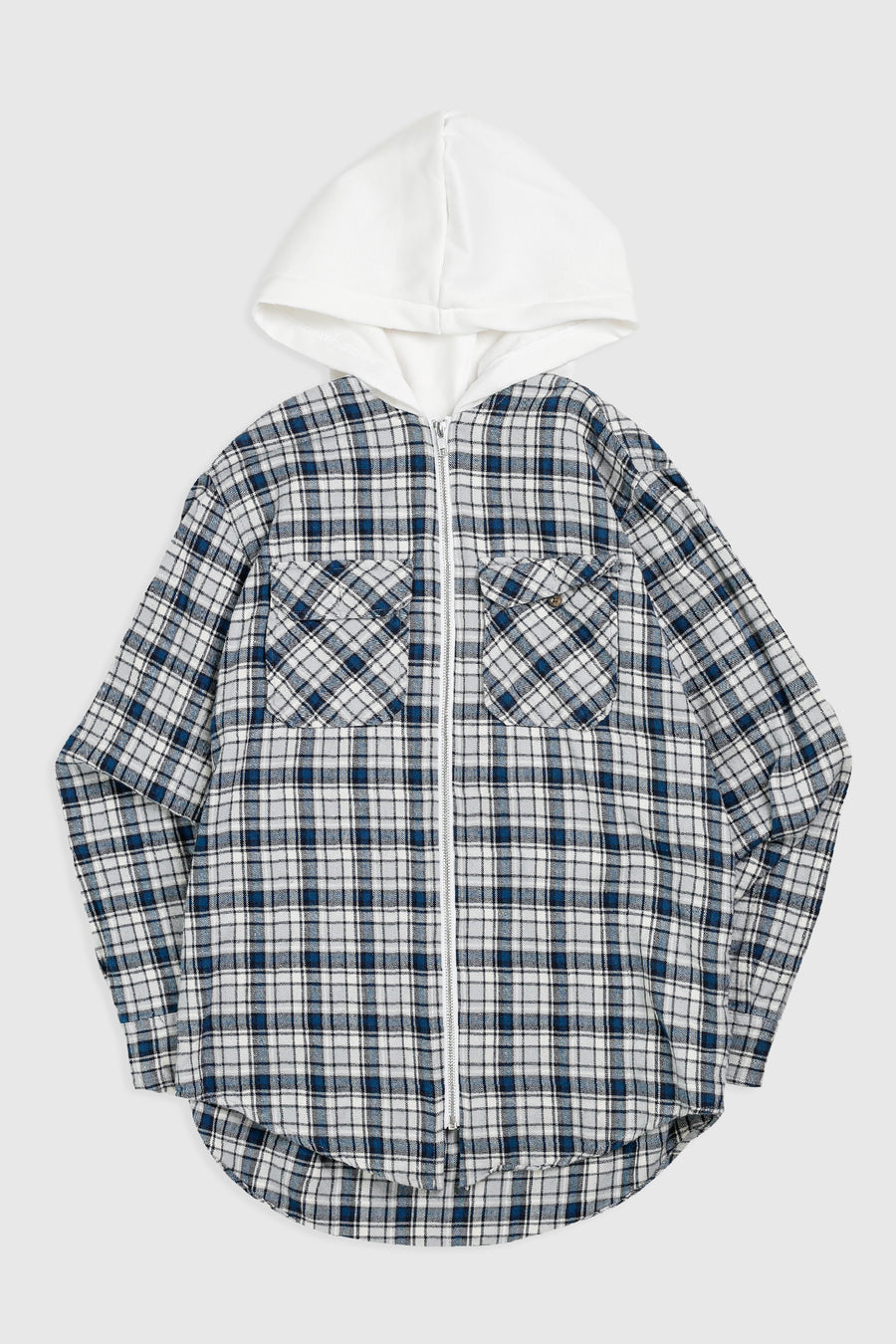 Unisex Rework Hooded Flannel - S