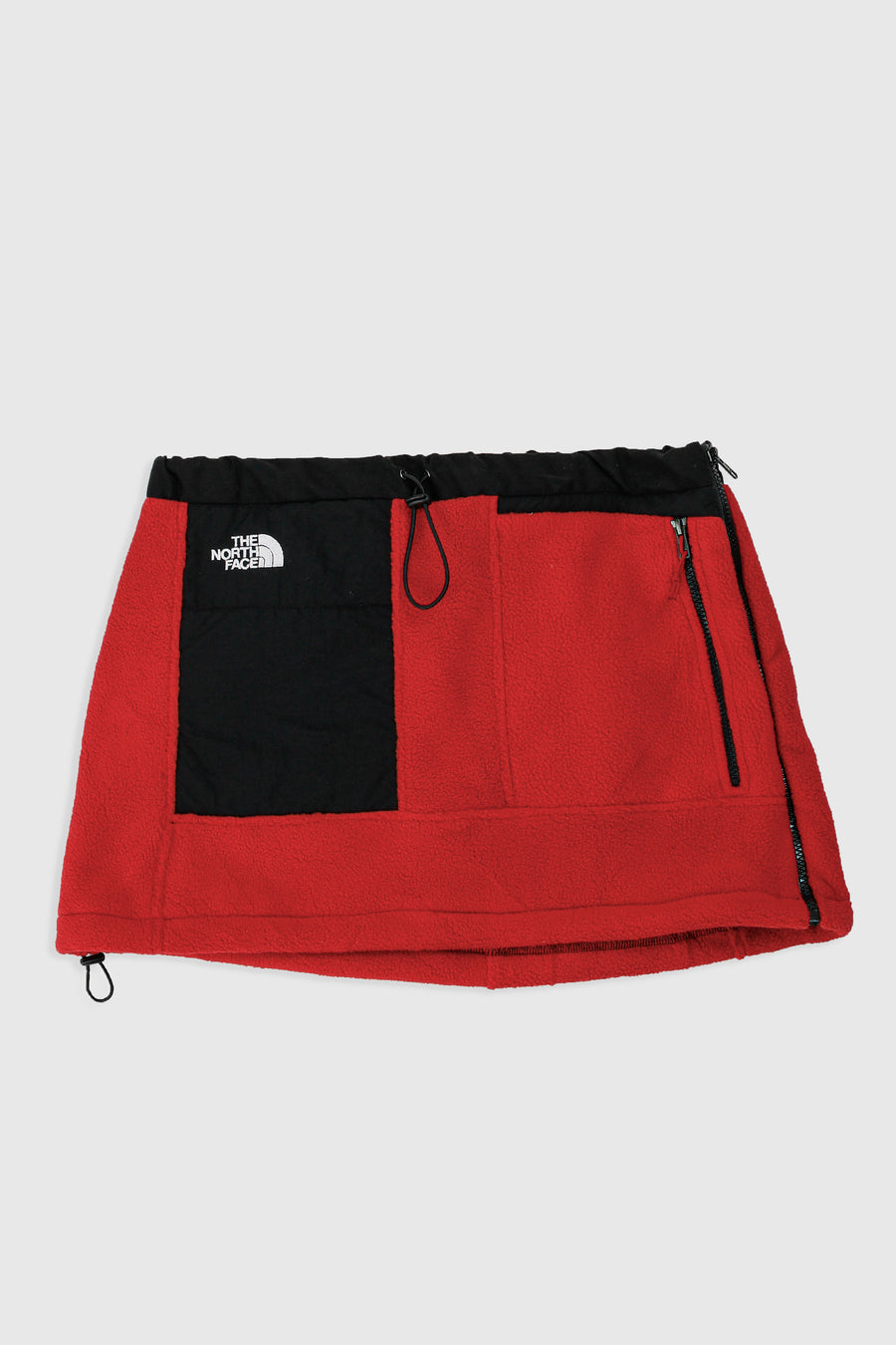 Rework North Face Fleece Mini Skirt - L