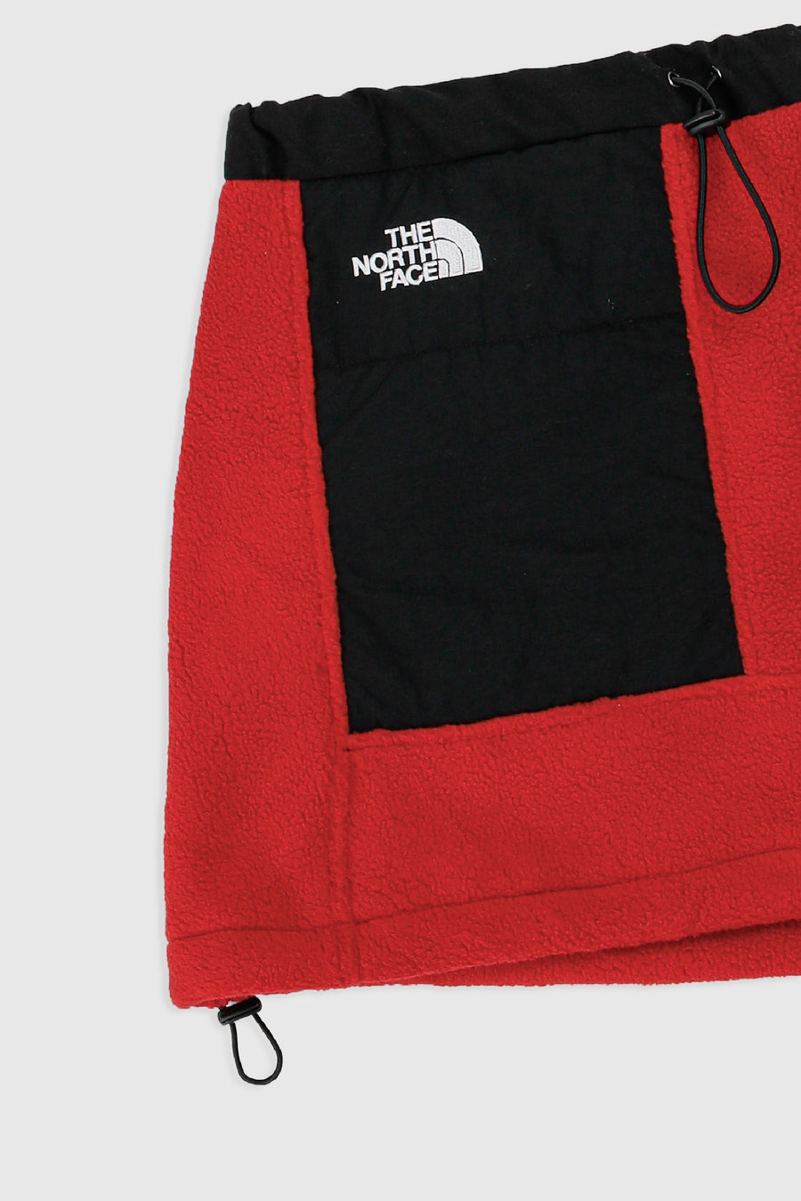 Rework North Face Fleece Mini Skirt - L