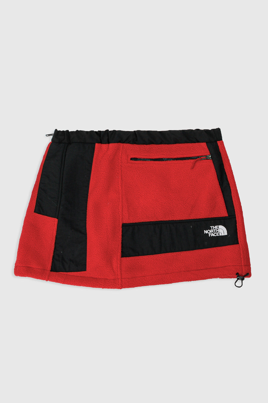 Rework North Face Fleece Mini Skirt - L