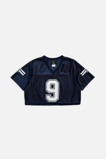 Rework Crop Dallas Cowboys NFL Jersey - L