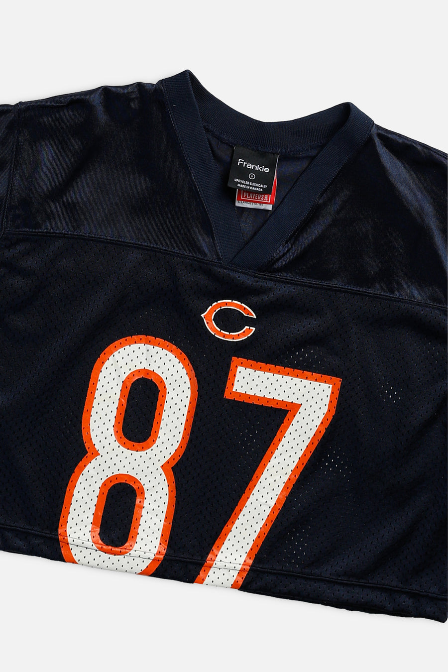 Rework Crop Chicago Bears NFL Jersey - S