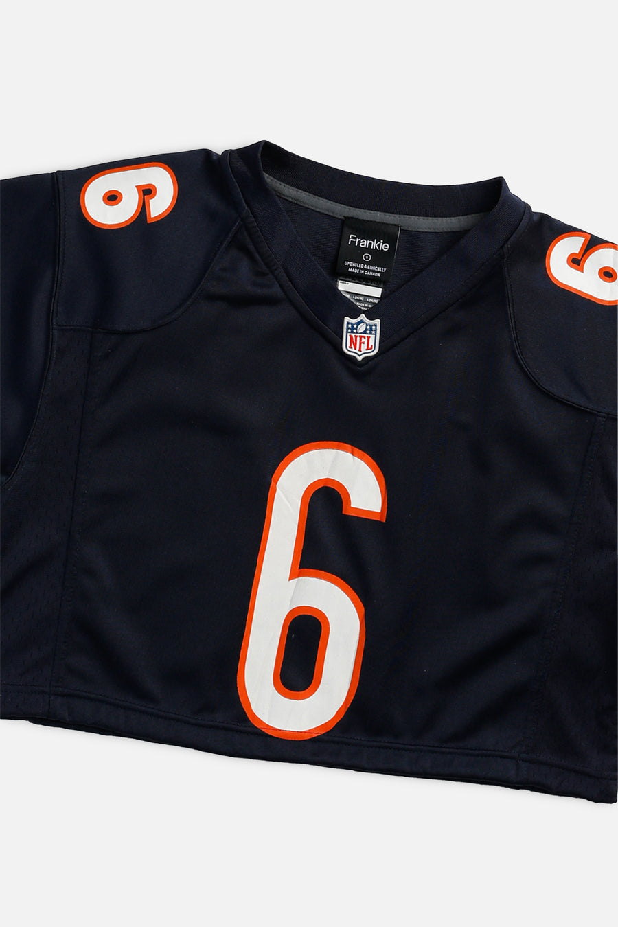 Rework Crop Chicago Bears NFL Jersey - S