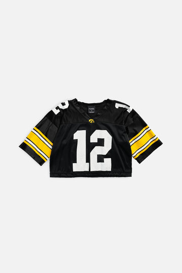 Rework Crop Iowa Hawkeyes NCAA Jersey - S