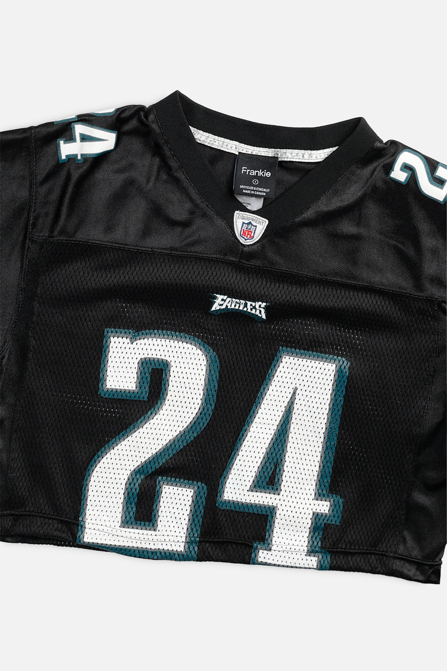 Rework Crop Philadelphia Eagles NFL Jersey - S