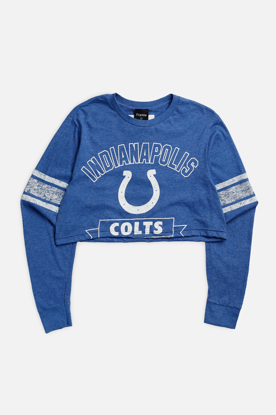 Rework Indianapolis Colts NFL Crop Long Sleeve Tee - S