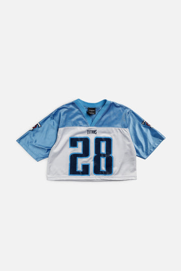 Rework Crop Tennessee Titans NFL Jersey - S