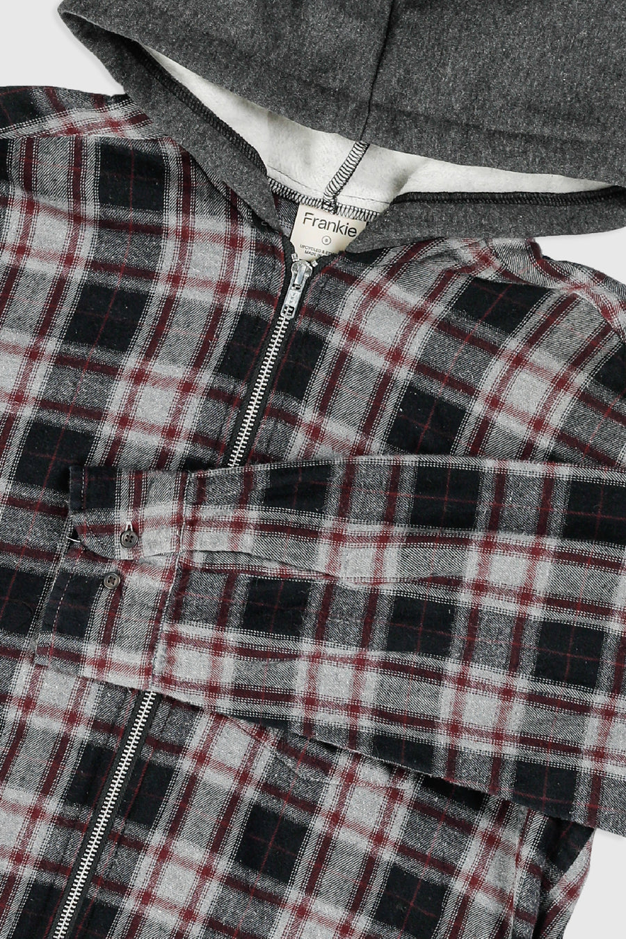 Unisex Rework Hooded Flannel - S