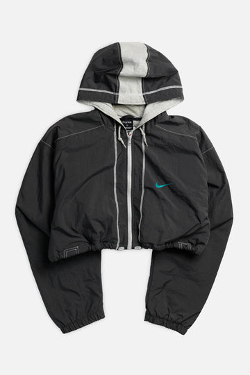 Rework Nike Crop Windbreaker - XL