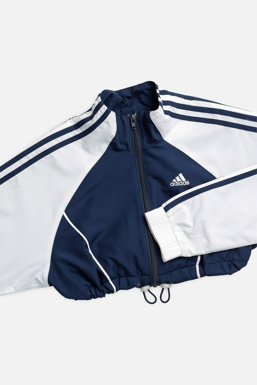 Rework Adidas Micro Crop Windbreaker - S