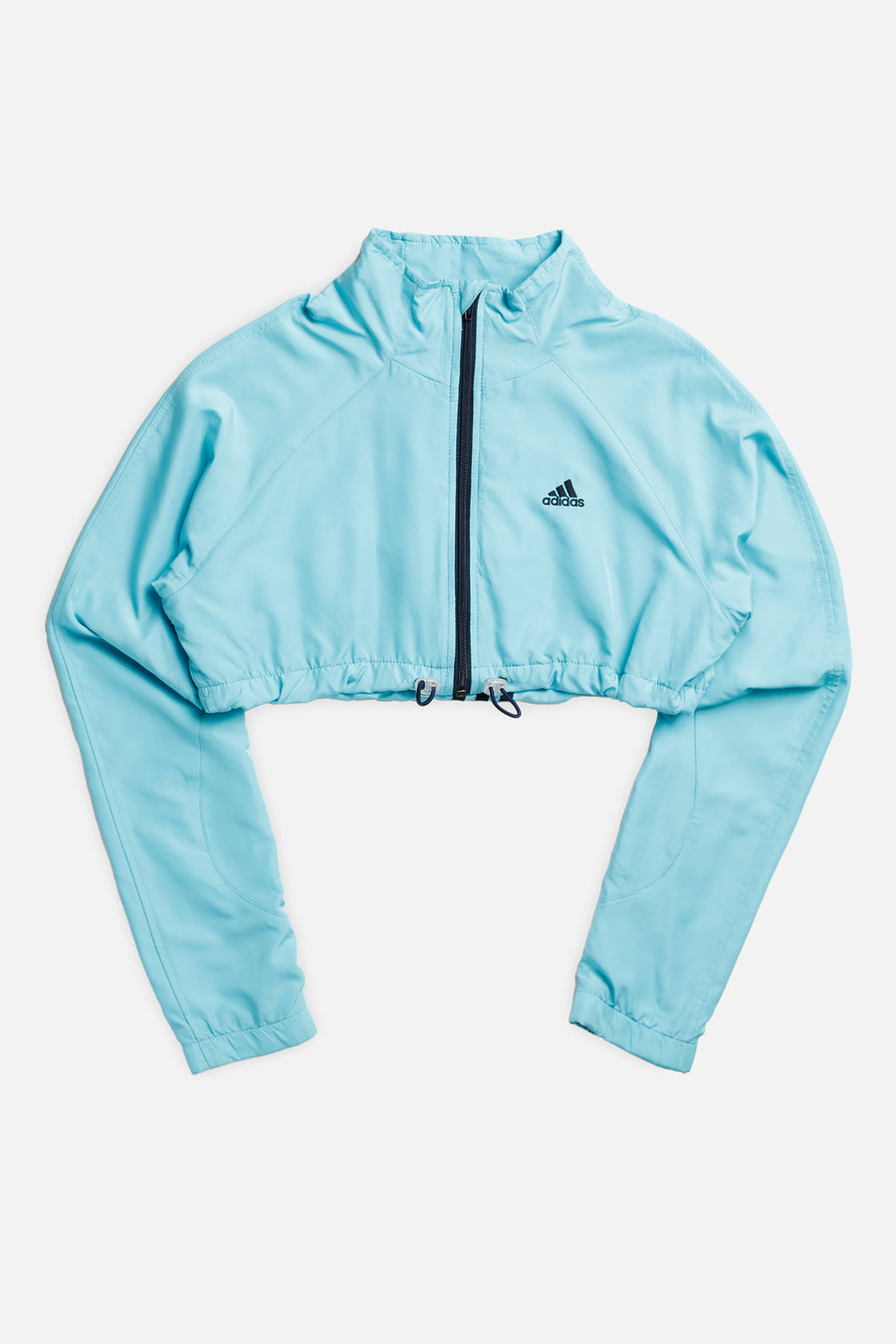 Rework Adidas Micro Crop Windbreaker - M