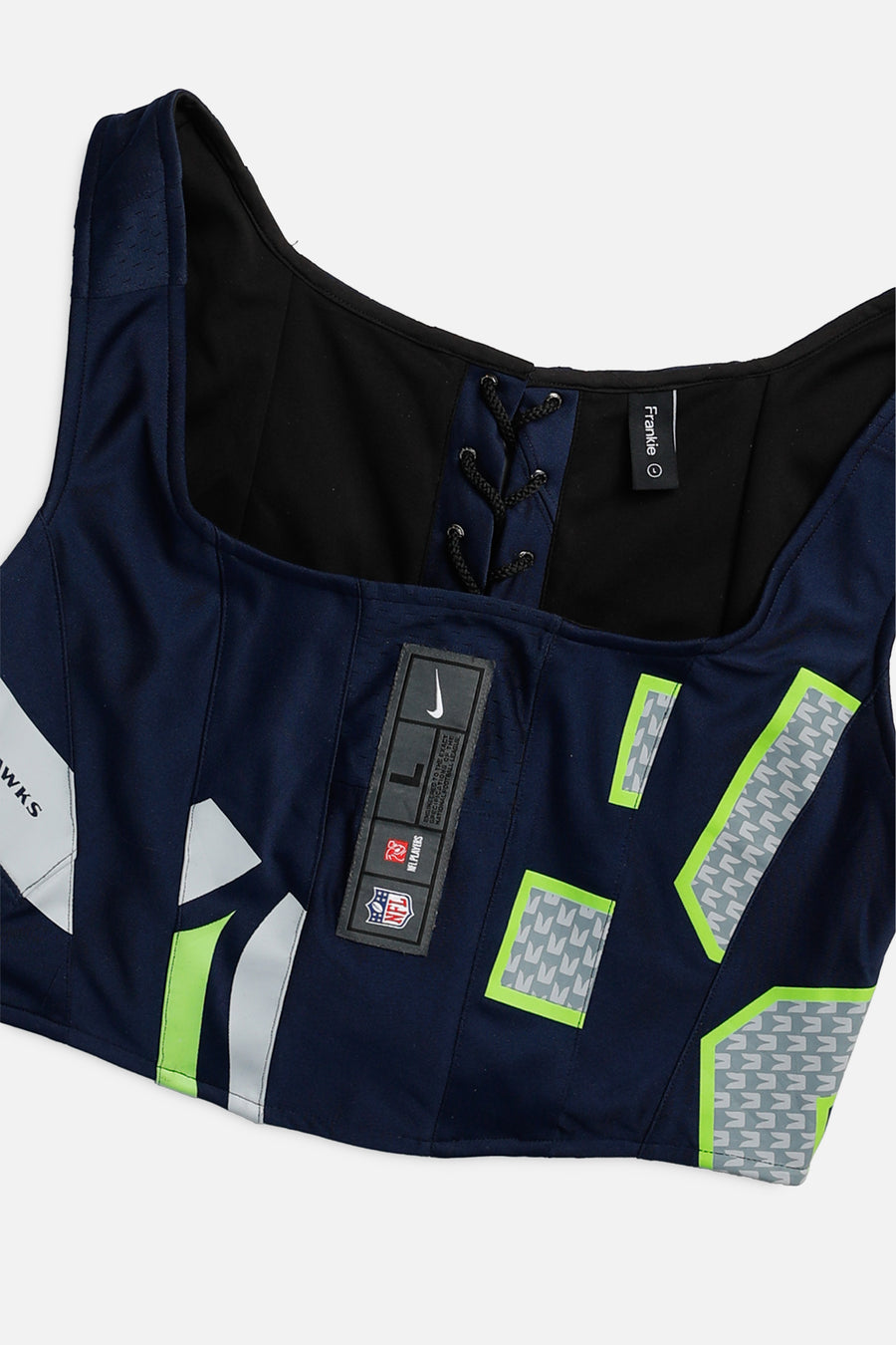 Rework Seattle Seahawks NFL Corset - L