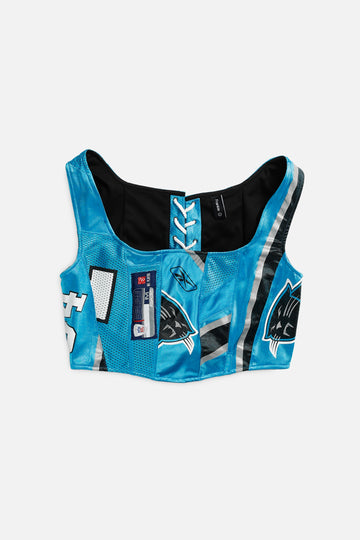 Rework Carolina Panthers NFL Corset - L