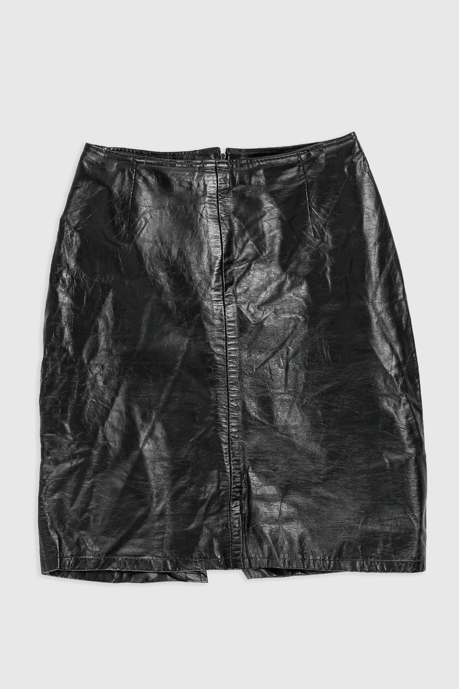 Vintage Leather Skirt - Women's S