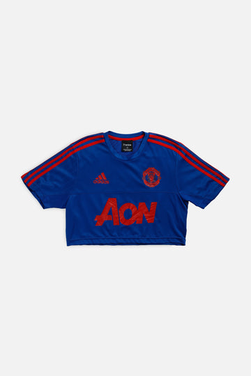 Rework Crop Manchester Soccer Jersey - S