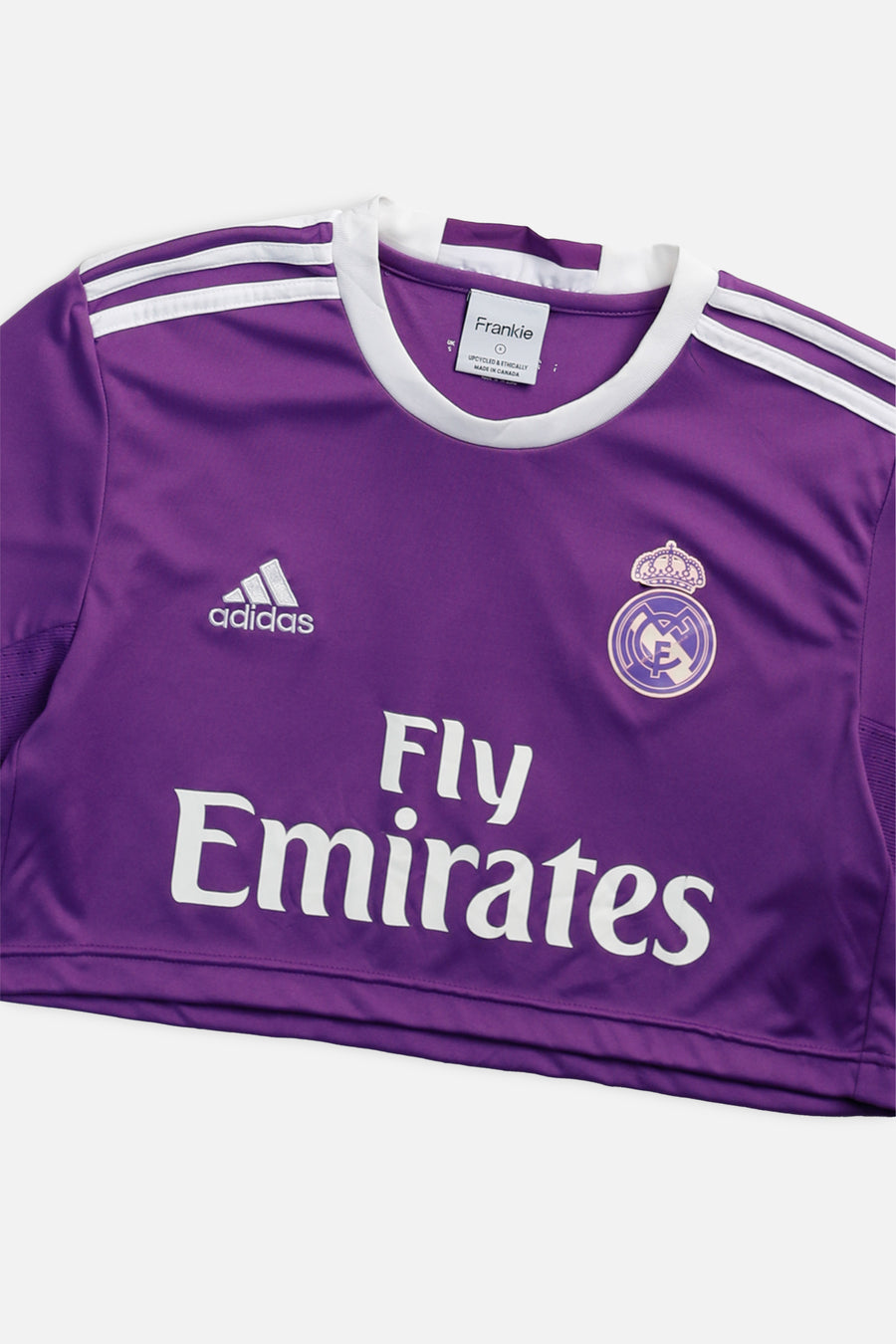 Rework Crop Madrid Soccer Jersey - S