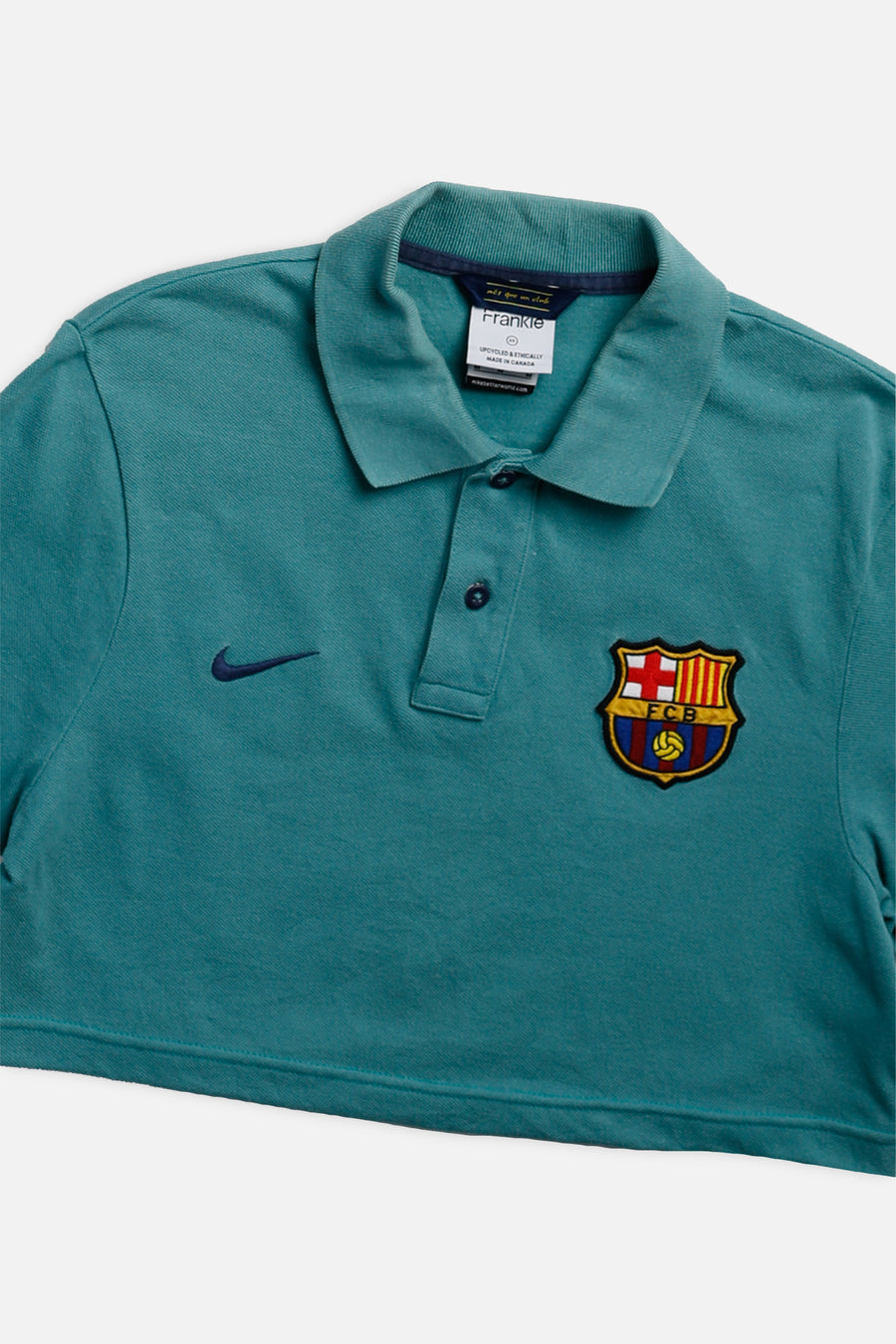 Rework Crop Barcelona Soccer Tee - XS