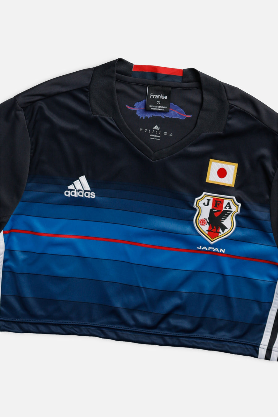 Rework Crop Japan Soccer Jersey - L