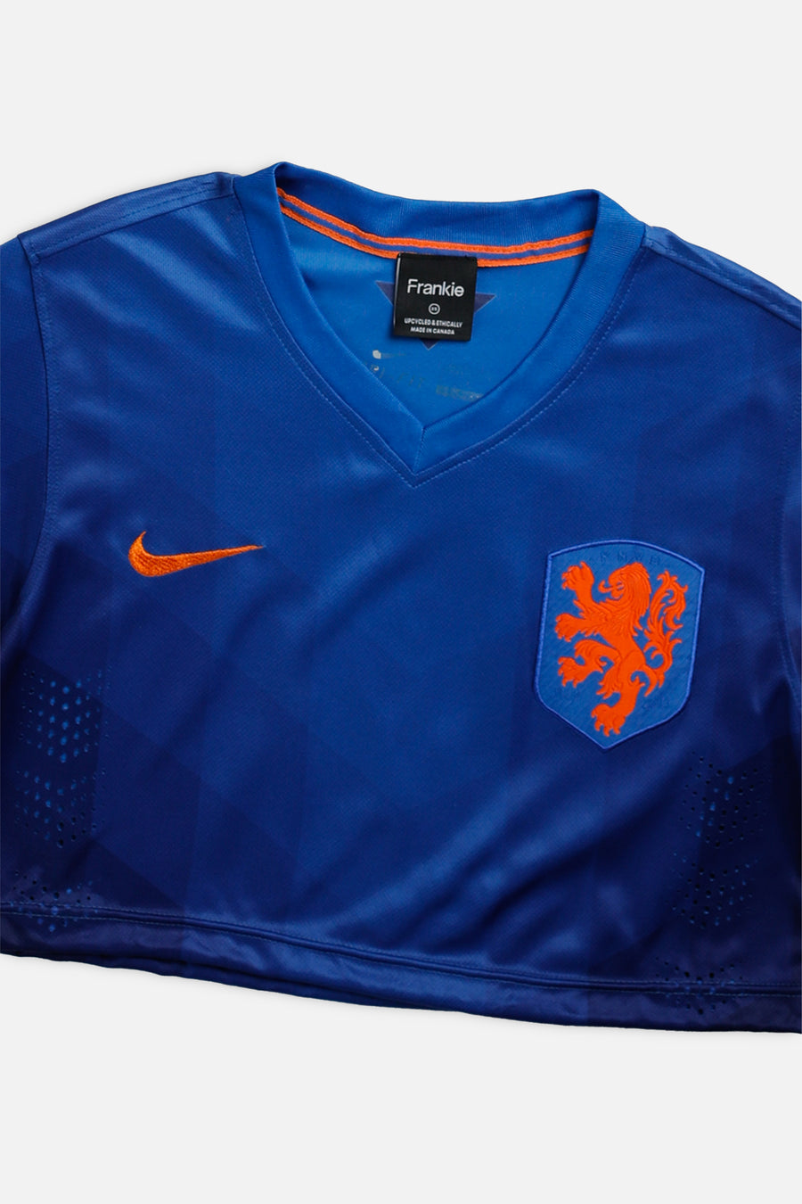 Rework Crop Netherlands Soccer Jersey - XS